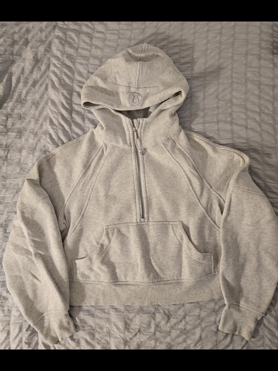 lululemon athletica Sweaters - lululemon athletica Men’s Light Gray Half-Zip Hoodie Sweater
